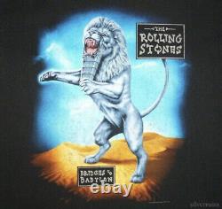 Rolling Stones Vintage T Shirt 1990's Concert Tour 1998 Bridges To Babylon XL