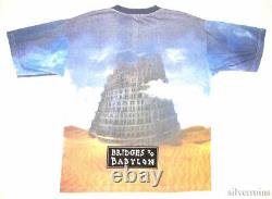 Rolling Stones Vintage T Shirt 1998 Bridges To Babylon Tour 90's Allover Imprimer