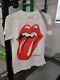 Rolling Stones Vintage T-shirt 1989 Roues En Acier Orginal. L Menthe Jamais Portée