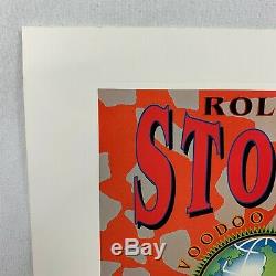 Rolling Stones Voodoo Lounge 90 Vintage Signees Numérotée Lithographiques Poster