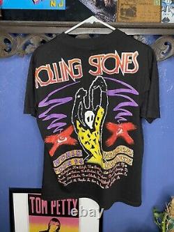Rolling Stones Voodoo Lounge T Shirt Vintage 1994 Hommes Grand Vtg Rare