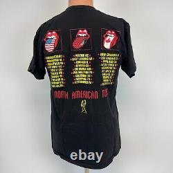Rolling Stones Voodoo Lounge Tour Single Stitch T Shirt Vtg 1994 95 Brockum L