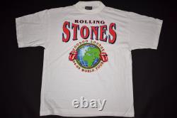 Rolling Stones Voodoo Lounge World Tour 94/95 T-shirt Brockum Rock Vintage XL
