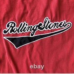 Stones Rolling Jersey De Baseball Débridé Shirt 2002 2003 Tour Concert XXL