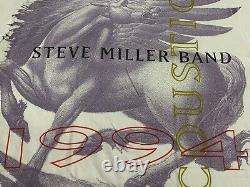 T.n.-o. Vintage Steve Miller Band Acoustic 1994 Tour Chemise Grande Aop Rolling Stones