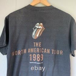 T-shirt Vintage 1989 Des Rolling Stones