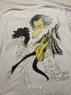 T-shirt Vintage 1994 des Rolling Stones de Gerald Scarfe, taille Large, Rare et Usé