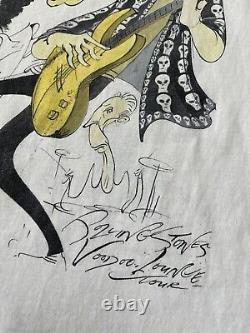 T-shirt Vintage Brockum 1994 Voodoo Lounge Tour Rolling Stones (L) Tee de groupe américain