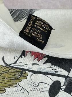 T-shirt Vintage Brockum 1994 Voodoo Lounge Tour Rolling Stones (L) Tee de groupe américain