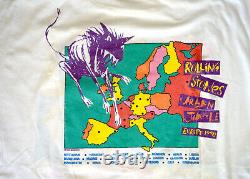 T-shirt Vintage Rolling Stones Urban Jungle Tour 1990 Europe XL