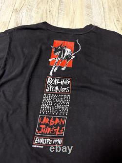 T-shirt Vintage The Rolling Stones 1989 Rare Men L
