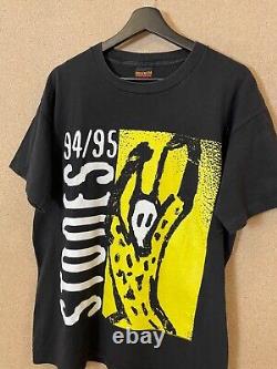 T-shirt Vintage de la tournée nord-américaine des Rolling Stones 94/95 en taille L.