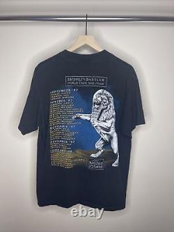 T-shirt à couture simple Rolling Stones Bridges To Babylon Vtg 1997 98 Taille XL