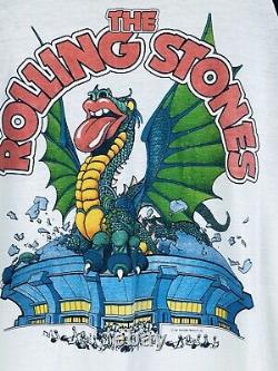 T-shirt baseball Vintage 1981 Rolling Stones Tour 50/50 Vogal Band en français