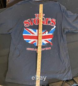 T-shirt de concert Rolling Stones XL Vintage 1981 étiquette Hanes en coton Raindrop Product