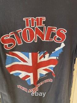 T-shirt de concert Rolling Stones XL Vintage 1981 étiquette Hanes en coton Raindrop Product
