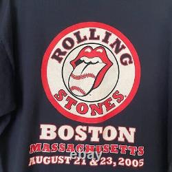 T-shirt de concert vintage du groupe Rolling Stones