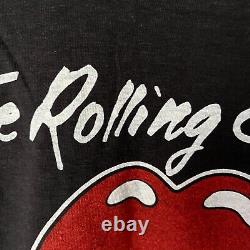 T-shirt de la tournée Rolling Stones 1981 en condition non portée de la marque Screen Stars