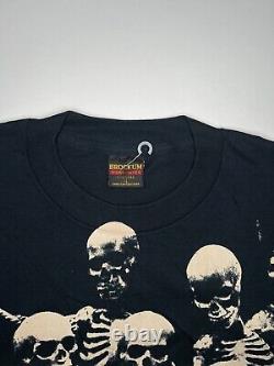 T-shirt de la tournée Rolling Stones Voodoo Lounge All Over NOS Brockum Taille XL Vintage
