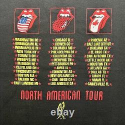 T-shirt de la tournée VTG Rolling Stones Voodoo Lounge 94/95 des années 90 en Amérique du Nord, taille XL, comme neuf.