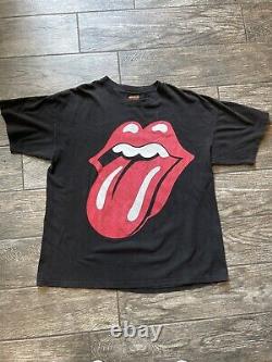 T-shirt de la tournée Vintage 1994 Rolling Stones Voodoo Lounge Band Brockum Rock des années 90