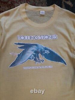 T-shirt de la tournée Vintage Original 1975 des Rolling Stones en Amérique