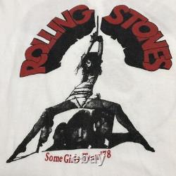 T-shirt de la tournée Vintage Rolling Stones 1978