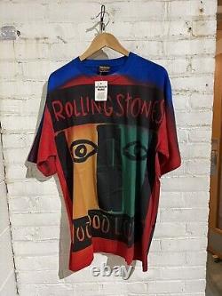 T-shirt de la tournée Voodoo Lounge de Rolling Stones 1994 XL, neuf de stock mort, vintage