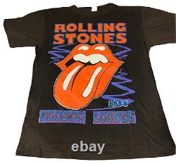 T-shirt de la tournée Voodoo Lounge des Rolling Stones des années 90, Vintage 1994, pour homme, taille XL, double face.