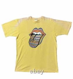 T-shirt de la tournée des Rolling Stones 'Bridges to Babylon' de 1997/98, taille L, patiné par le soleil