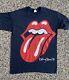 T-shirt De La Tournée Du Groupe Rolling Stones De 1989 Avec Couture Simple