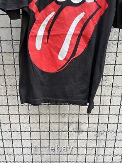 T-shirt de la tournée du groupe de rock vintage Rolling Stones 1989