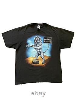 T-shirt de la tournée mondiale Vintage Rolling Stones Bridges To Babylon 1997 1998 des années 90, taille XL