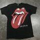 T-shirt De La Tournée Nord-américaine De 1989 Des Rolling Stones, Taille Xl, Avec La Langue Emblématique Des Années 80