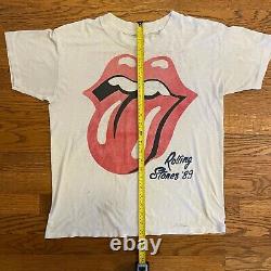 T-shirt de tournée Rolling Stones Vintage 89 Rare Steel Wheels 1989 Floride Original S