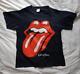 T-shirt De Tournée Vintage Des Rolling Stones Lors De Leur Première Visite Au Japon Dans Les Années 90, Fabriqué Aux États-unis En 1990.