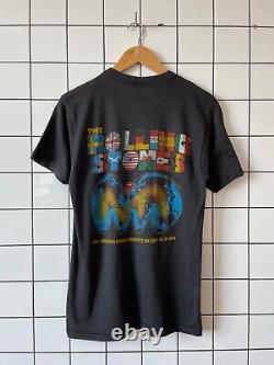 T-shirt graphique pour homme de la tournée 1982 du groupe de rock ROLLING STONES, millésime, taille L.