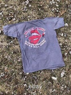 T-shirt rare de la tournée américaine des Rolling Stones des années 70, 1978