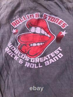 T-shirt rare de la tournée américaine des Rolling Stones des années 70, 1978