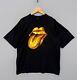 T-shirt Rare De La Tournée Promotionnelle Rolling Stones 1997 Avec Le Grand Logo Doré De La Bande, Taille L