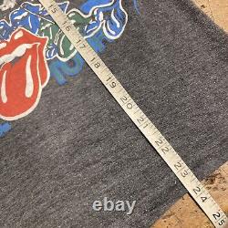 T-shirt rare et original Rolling Stones de 1978, vintage, à couture unique