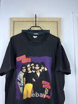T-shirt rare taille XL de la tournée européenne Urban Jungle des Rolling Stones de 1990.