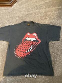 T-shirt vintage Rolling Stones Spiked Tongue Voodoo Lounge World Tour 94/95