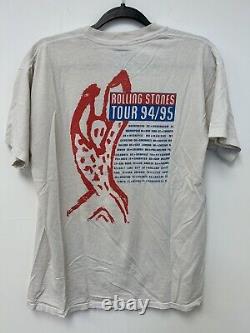 T-shirt vintage Rolling Stones Voodoo Lounge 1994 95 Brockum Taille Large