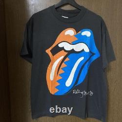 T-shirt vintage Rolling Stones avec étiquettes Brockum des années 80.