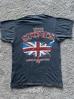 T-shirt vintage Rolling Stones de 1981, tournée nord-américaine pour hommes, taille L, à couture simple