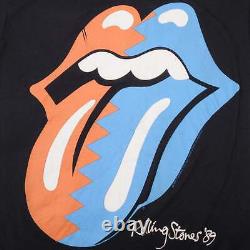 T-shirt vintage Rolling Stones de la tournée nord-américaine 1989 en taille Small, fabriqué aux États-Unis