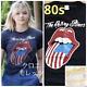 T-shirt Vintage Rolling Stones Des Années 80 Extrêmement Rare