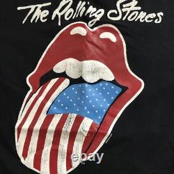 T-shirt vintage Rolling Stones des années 80 extrêmement rare