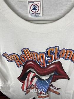 T-shirt vintage The Rolling Stones Bridges To Babylon Tour 1997/1998 pour hommes XL Vtg